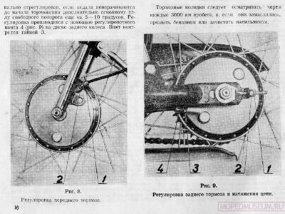 Мопед «Рига-1». Инструкция по уходу и эксплуатации