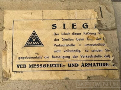 Вспомогательный велодвигатель «M.A.W.» (1954-1956)