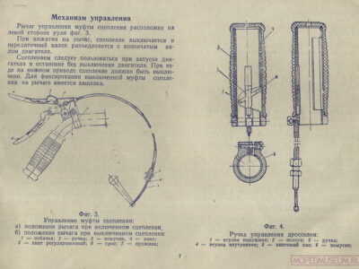 Мотовелосипед В-902. Краткая инструкция по уходу и эксплуатации
