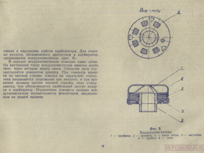 Мотовелосипед В-902. Краткая инструкция по уходу и эксплуатации