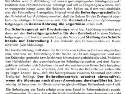 JLO Fahrradmotor F 48. Ersatzteilliste